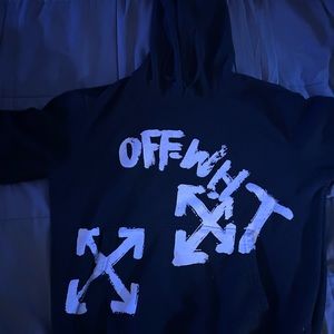 Off white hoodie white and black xs in men’s